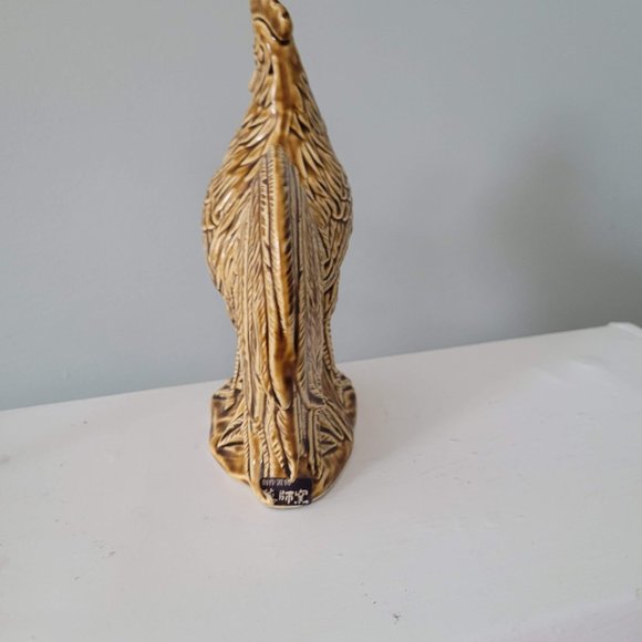 Vintage Amber Glazed Rooster Figurine - Picture 3 of 6